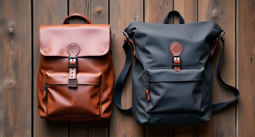 Premium Leather Bags and Backpacks collection